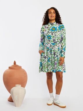 Roberto Lugo Women’s Pigeon Print Dress